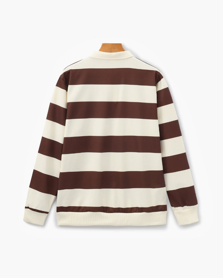Vintage Stripe Rugby Polo