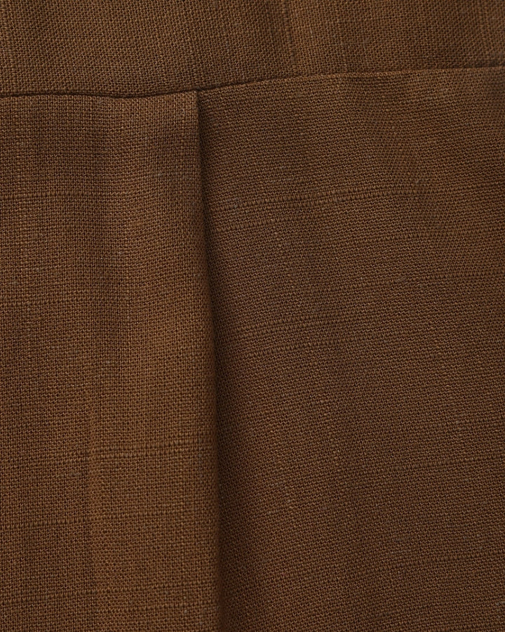 Men’s Mandarin Collar Shirt – Relaxed Fit Textured Cotton Shirt