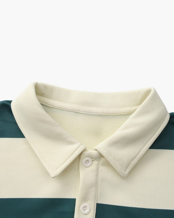 Vintage Stripe Rugby Polo